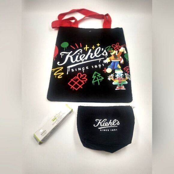 Kiehl's Auto Tone Discolouration Cream 40 ml Makeup Cosmetic Bag & Tote Bag New - Picture 1 of 9